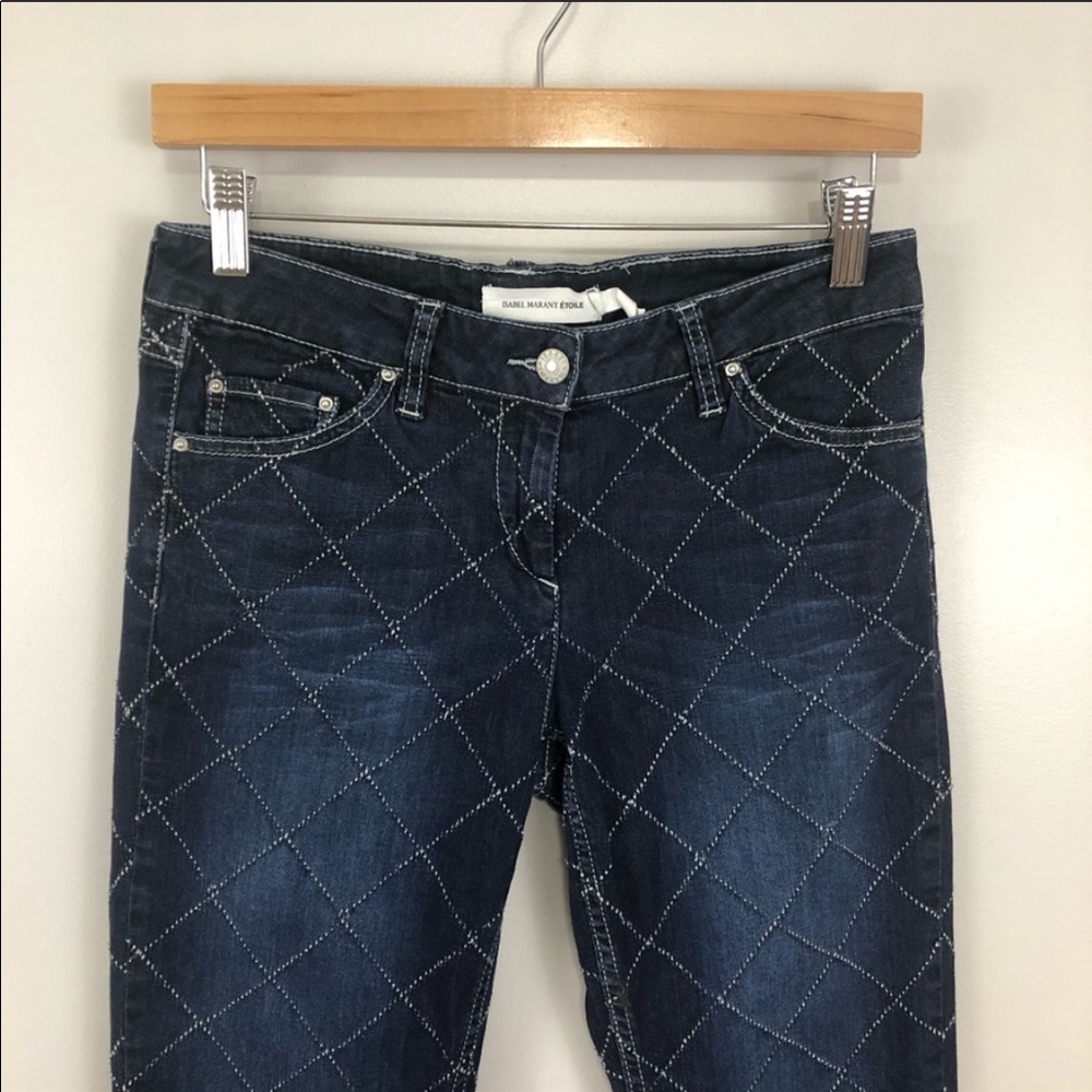 Isabel Marant Windowpane Jeans 🔥